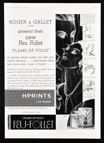 Roger & Gallet 1931 Feu-Follet, Flame of Folly