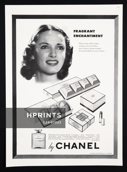 Chanel (Cosmetics) 1943 Gardenia Hand Soap, Lipstick, N°5 Toilet Soap, Face Powder...