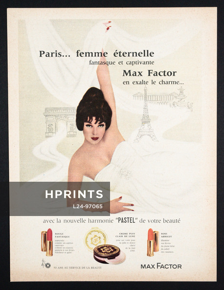 Max Factor (Cosmetics) 1959 Paris... Femme Eternelle