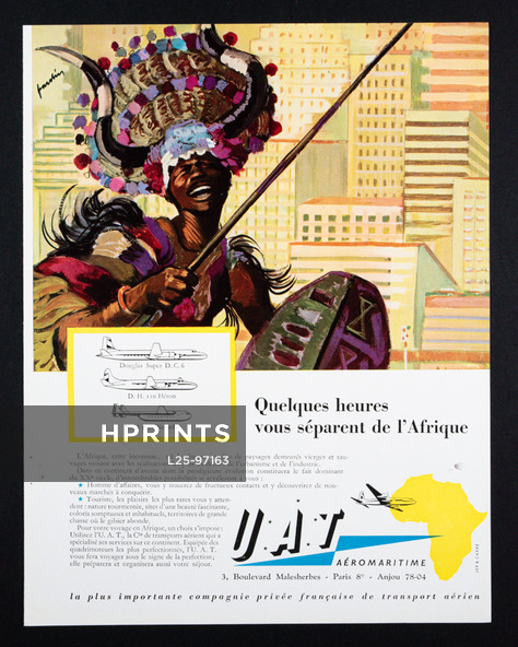 UAT (Airlines) 1956 Maurice Paulin, African