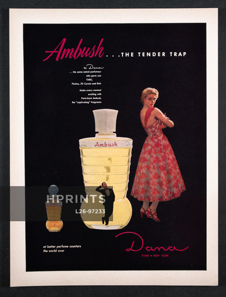 Dana (Perfumes) 1955 Ambush The Tender Trap