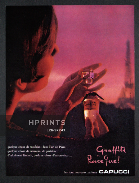 Capucci (Perfumes) 1963 Graffiti, Eiffel Tower