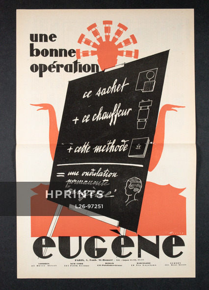 Eugène (Hair Care) 1930 Ondulation Permanente, Fossey