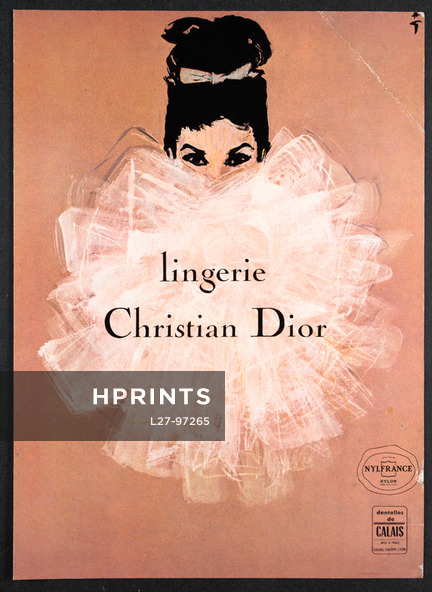 Christian Dior (Lingerie) 1963 René Gruau