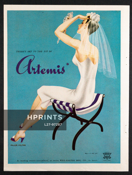 Artemis (Lingerie) 1946 Major Felten, Nightgown