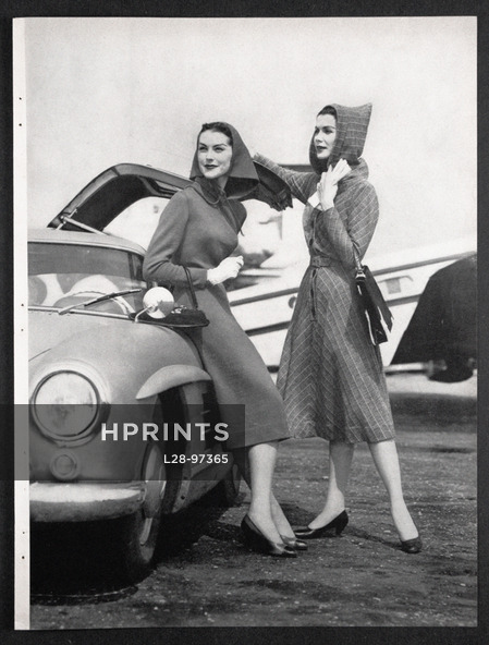 Hooded Dresses 1956 Mercedes-Benz Sports Car, Photo John Rawlings