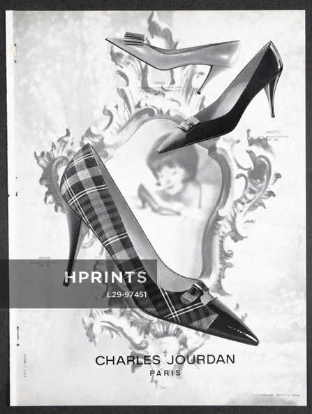 Charles Jourdan (Shoes) 1961 J. Langlais, Photo Le Bihan