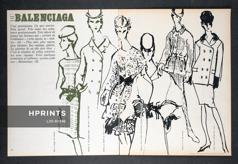 Balenciaga 1964, 4 pages