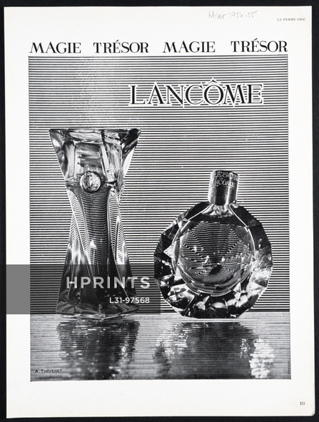 Lancôme (Perfumes) 1954 Magie, Trésor, Photo André Thévenet
