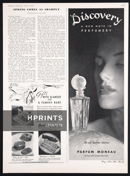 Parfum Moneau 1944 Discovery