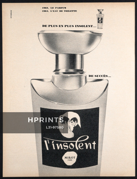 Millot (Perfumes) 1964 L'Insolent