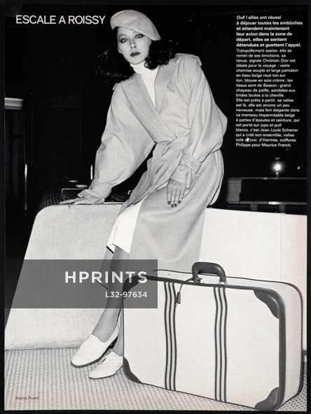 Christian Dior 1977 Voyage, Hermès Luggage