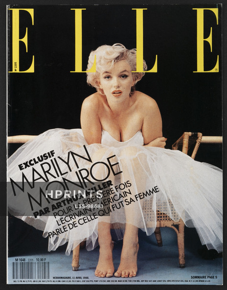 Marilyn Monroe 1988 Elle Cover