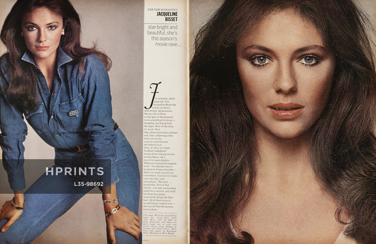 Jacqueline Bisset — The New Romantics, 1973 - Photos Richard Avedon, 4 pages
