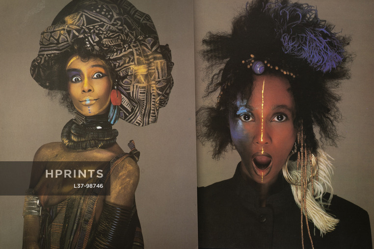 The African Collection by Alexon, 1984 - Photographed by Avedon, 4 pages