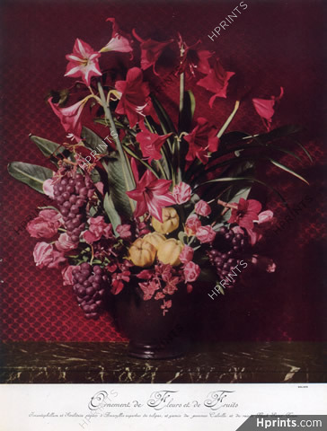 Les Bouquets, 1947 - Lachaume (Floristry) Flowers, Texte par