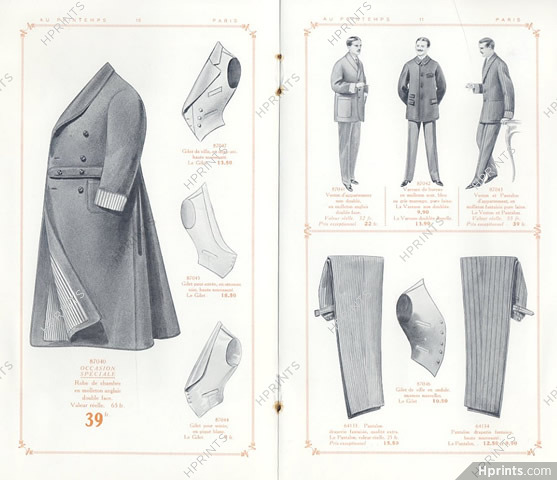 Au Printemps (Catalog Men's clothing) 1913 Shoes, Soccer, Dandy,
