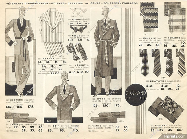 Sigrand (Catalog Men's Clothing) 1930 Albert Jarach, Men's Hats
