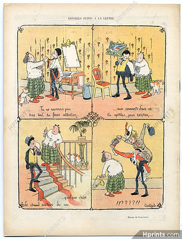 LE RIRE 1903 N°7 Hermann-Paul, Carlègle, Benjamin Rabier,