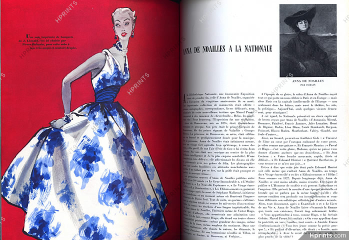 L'Officiel de la Couture et de la Mode de Paris 1954 March,
