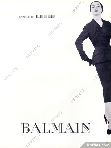 Pierre Balmain (Perfumes & Couture) 1950 — Perfumes