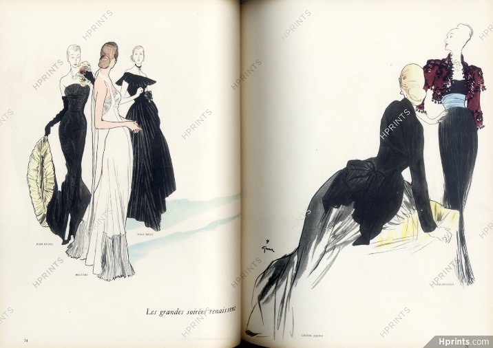Album de la Mode du Figaro 1947 N°9, Winter 1946-1947 René