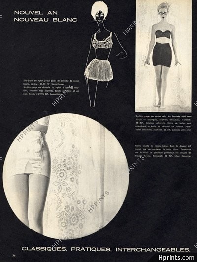 1967 print Lingerie AD, BALI BRAS and GIRDLES Panty Girdle double page  -091914