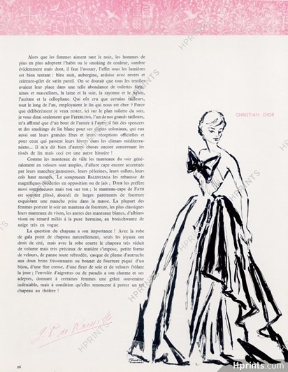 Grandes fêtes et grandes robes, 1950 - Jean Facon-Marrec 1950s,