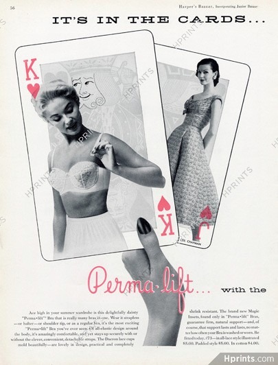 1965 Perma-Lift Magic Oval Pantie Girdle & Bra photo nude color