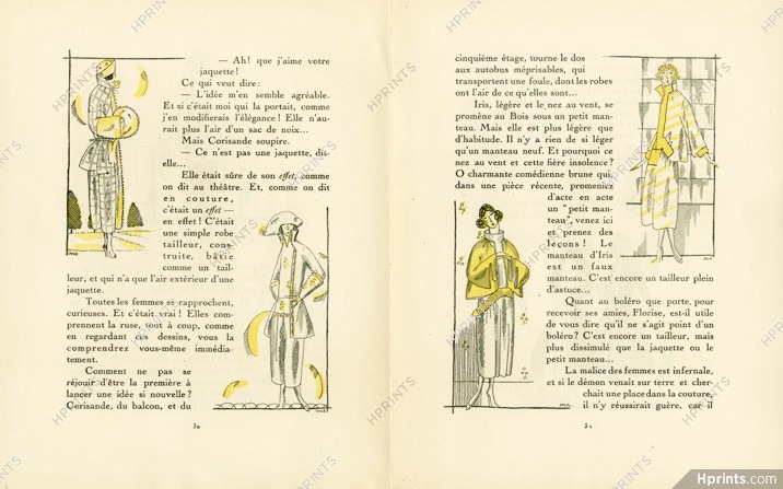 Apparences, 1921 - Marthe Romme Gazette du Bon Ton, Fashion