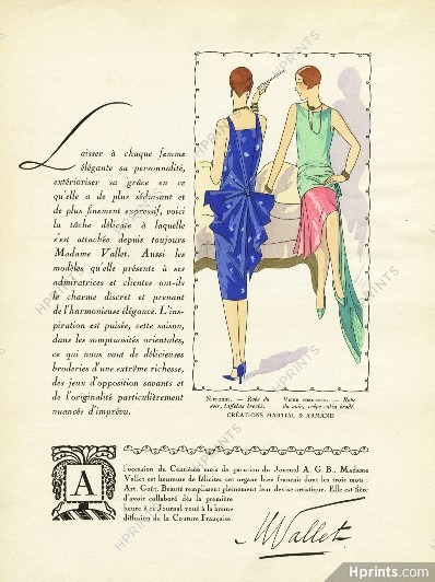 Lucien Lelong, Dressmakers (p.2) — Vintage original prints