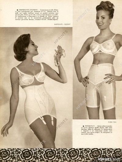 1960 Vintage ad for Warner's Girdles and Bras New and Young retro
