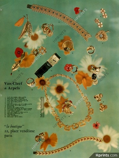 Van Cleef & Arpels 1958 Flowers Clips, Photo Molinard