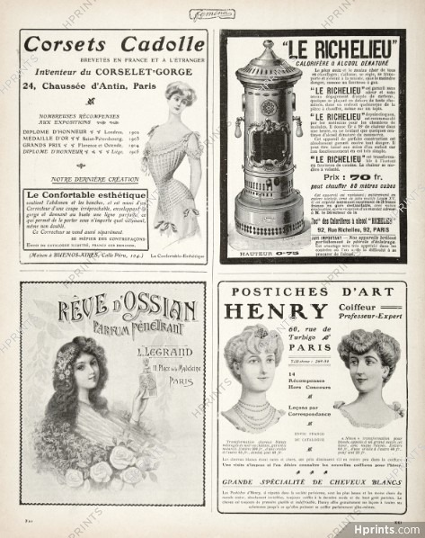 Corset N.D., 1905 print by Vintage Advertising Collection