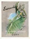 Coty 1949 Emeraude, Un Parfum Précieux, René Jeandot