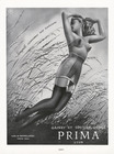 Prima (Lingerie) 1949 Girdle, Bra, Stockings, Photo Lombard