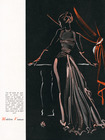 Madeleine Vramant 1947 Fernando Bosc, Evening Gown