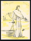 Hermès (Couture) 1944 Ce soir on Joue... Iphigenie, Christian Bérard