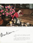 Gabrielle Chanel 1939 Coco Chanel Portrait with favorite Roses Flowers, Interior Decoration
