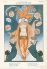 L'Illusionniste, 1924 - Armand Vallée, Music Hall Chorus Girl Costume Feathers