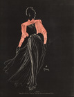 Worth 1945 René Gruau, Odalisque de Bianchini Férier