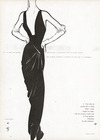 Marcel Rochas 1949 René Gruau, Evening Gown