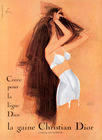 Christian Dior (Lingerie) 1957 René Gruau, Girdle, Bra (Version A) Gorge D60 Ceinture D26