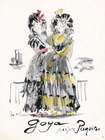 Paquin (Perfumes) 1945 "Goya" Christian Bérard