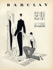 Barclay 1928 Tailor Shirt Maker, Lithograph PAN P.Poiret, Leon Bonnotte