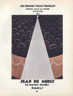 Lucien Boucher 1928 Jean de Merly Cinéma, Lithograph PAN P.Poiret