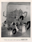 Ercuis (Silversmith) 1953 Tea Set, Service à Thé, Photo Schall