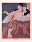 Fabius Lorenzi 1927 Sexy Girl Topless Lover Kiss