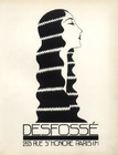 Desfossé (Hairstyle) 1928 Lithograph from Album PAN Paul Poiret