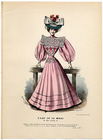 L'Art et la Mode 1895 N°32 Colored engraving by Marie de Solar